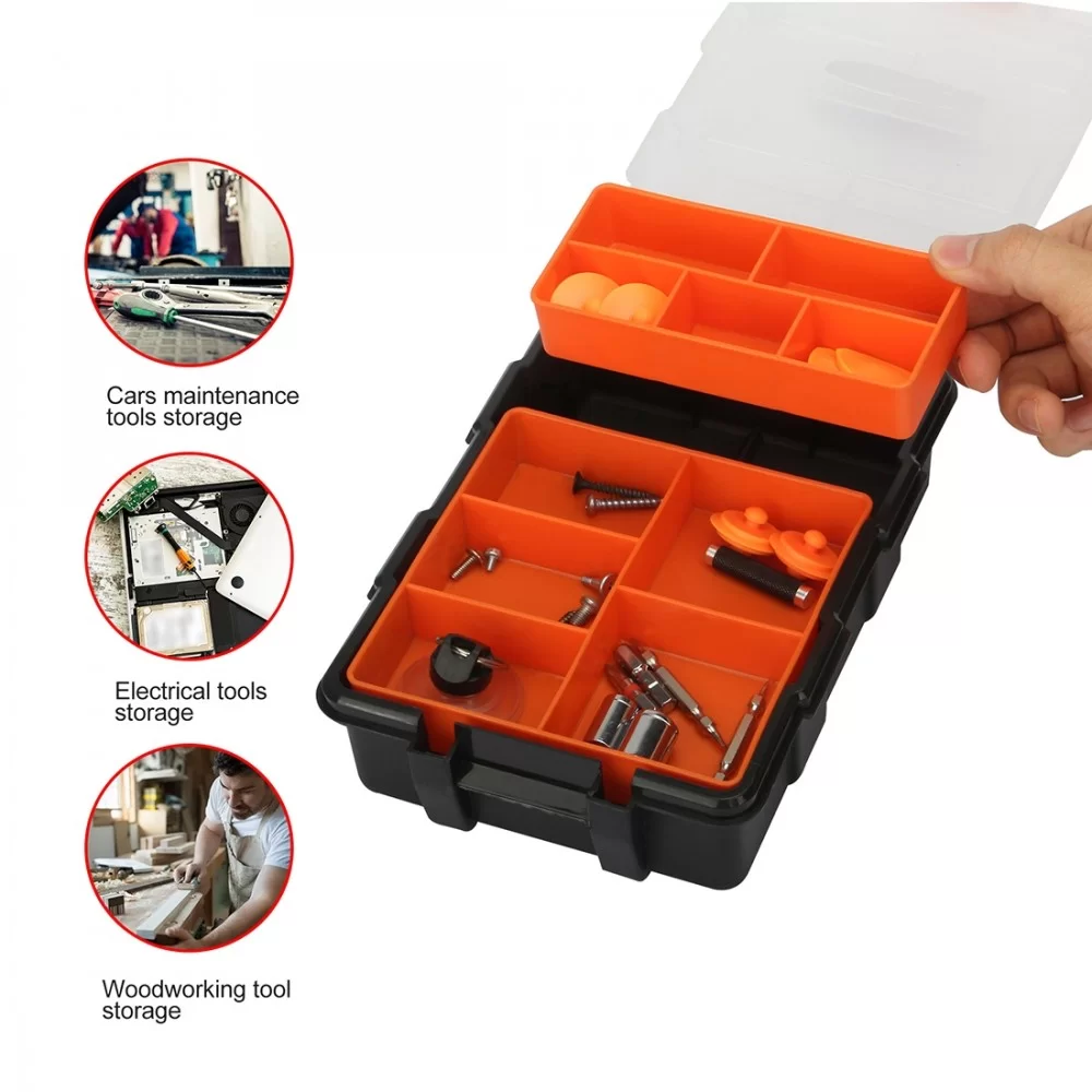 Picture of JAKEMY JM-Z20 Screwdriver Hardware Repair Tools Multi-purpose Components Double Deck Storage Box